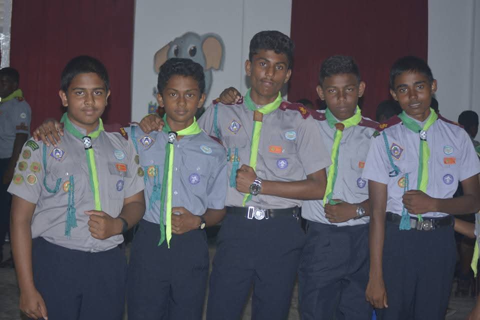 President's Scout ceremony — badge presentation